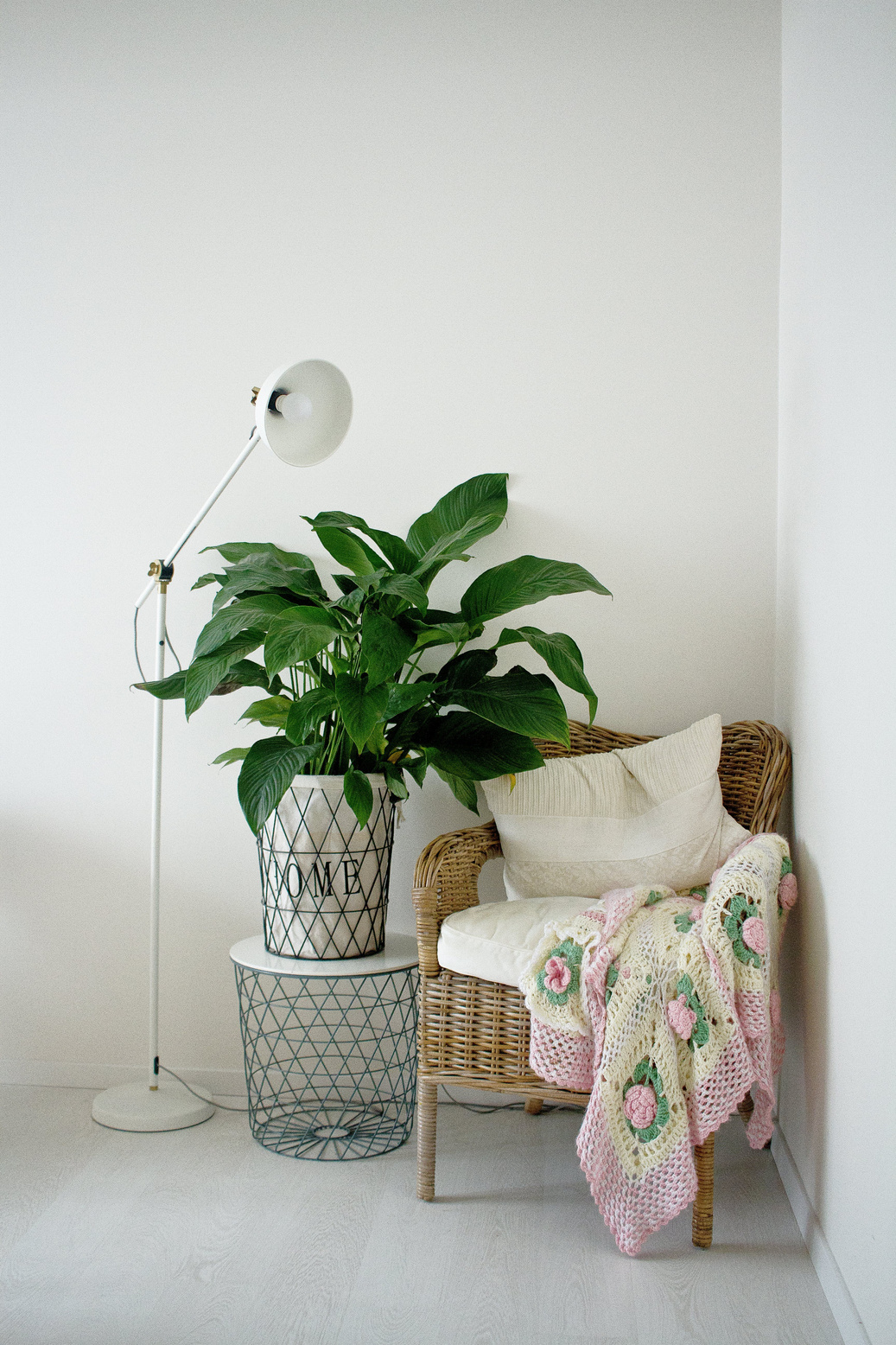 Cozy corner with chair